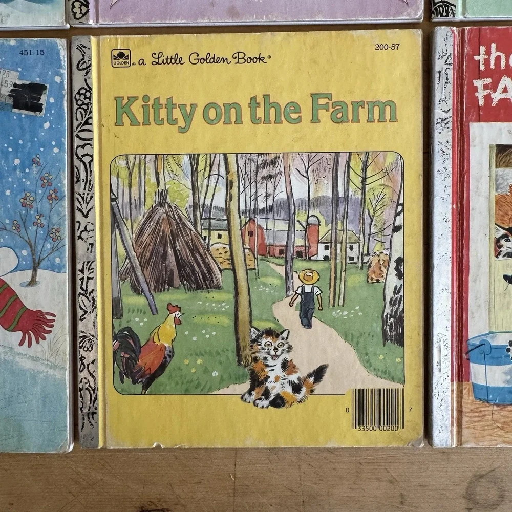 Little Golden Books Sesame Mother Goose 101 Dalmatians Frosty Farm Animals‎
